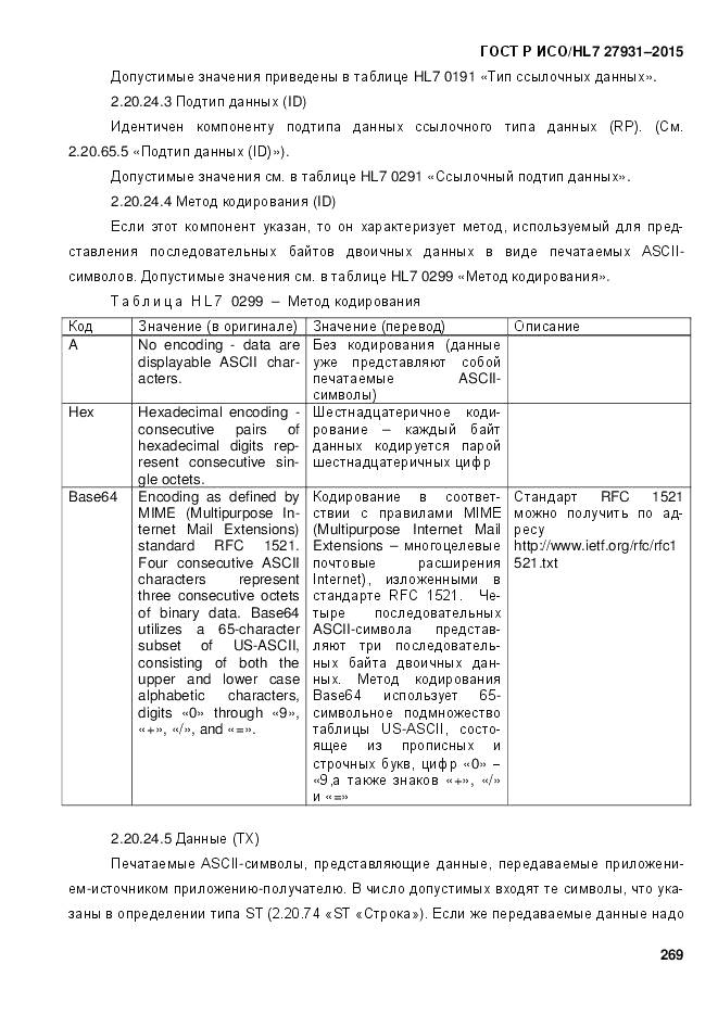 ГОСТ Р ИСО/HL 7 27931-2015, страница 276